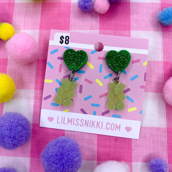 Sweet lil gummy bears! - earrings LOTS OF VARIANTS