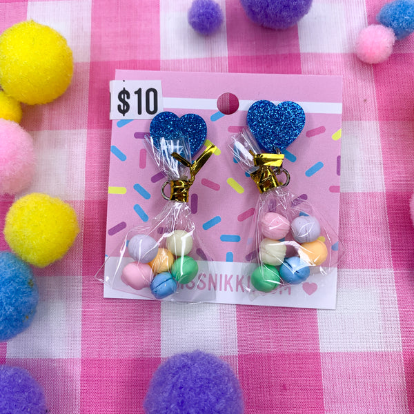 Bag of macarons earrings