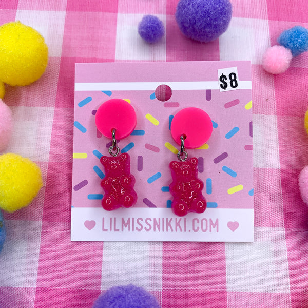 Sweet lil gummy bears! - earrings LOTS OF VARIANTS