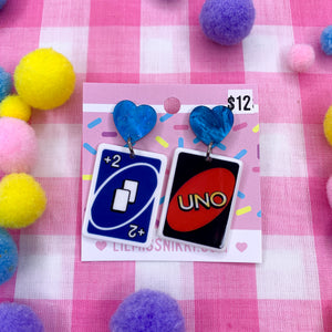 Uno Cards!  earrings  Lots of variants