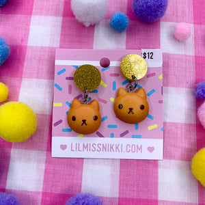 kitty bun huns! Earrings