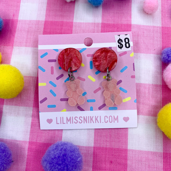 Sweet lil gummy bears! - earrings LOTS OF VARIANTS