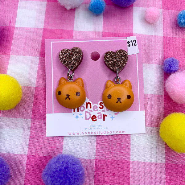 kitty bun huns! Earrings