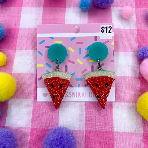 Slice of watermelon! Earrings VARIANTS