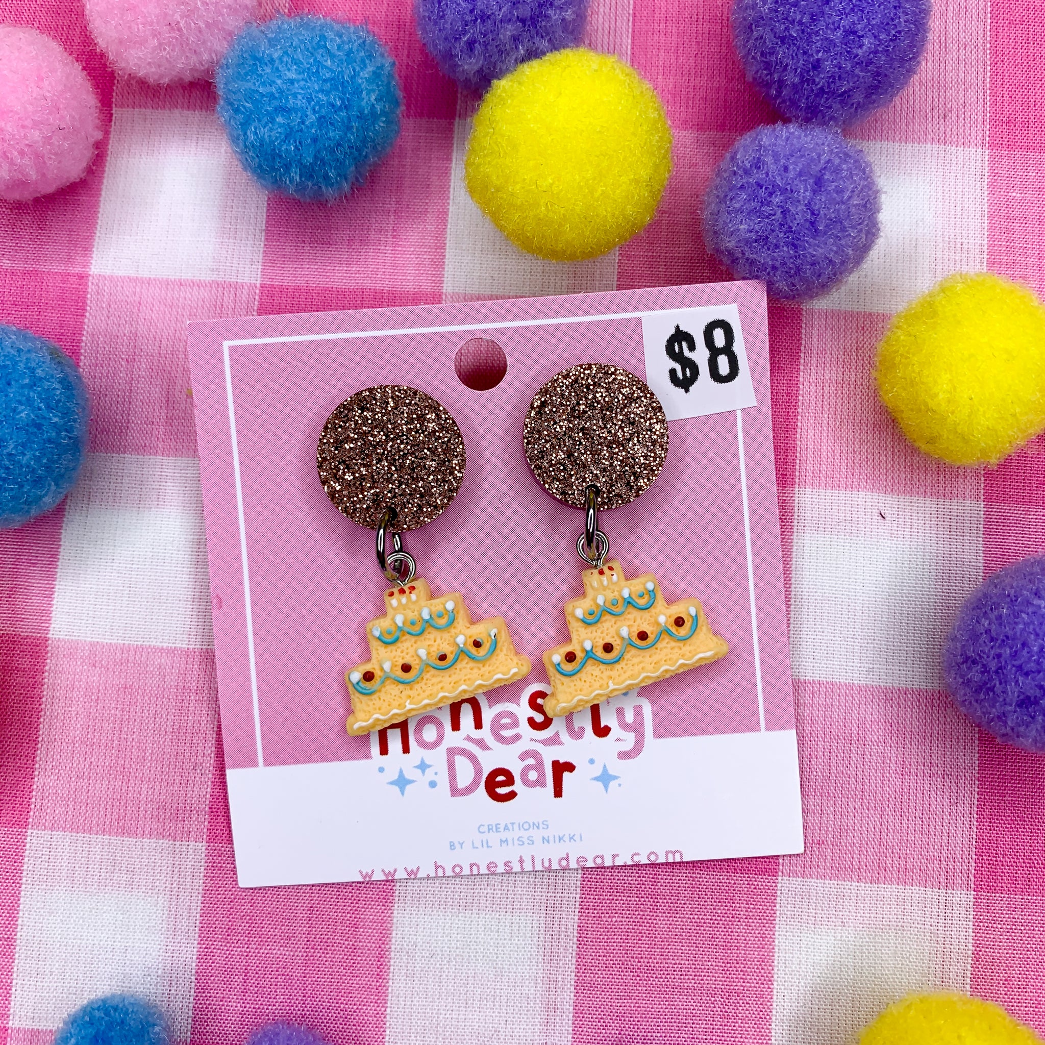 Cake all day earrings