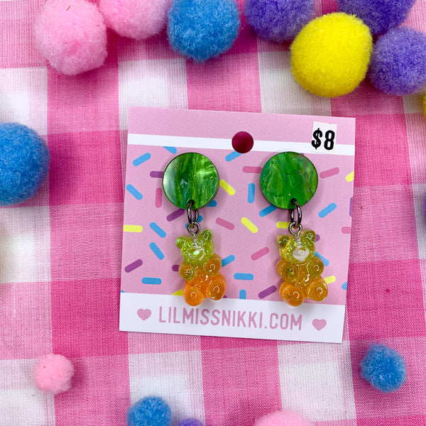 Sweet lil gummy bears! - earrings LOTS OF VARIANTS