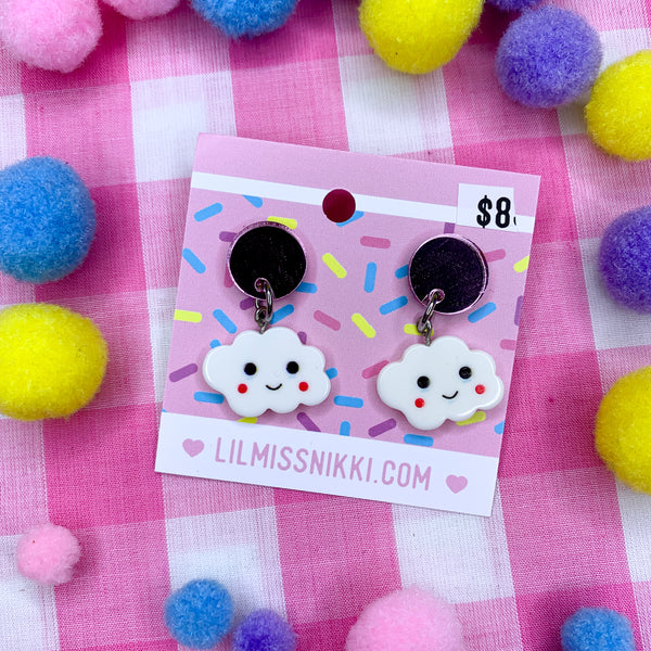 Happy cloud earrings