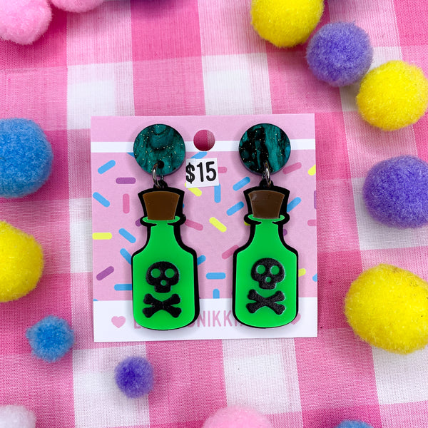 Poison earrings