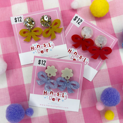 Oh Bow! earrings - MANY VARIANTS