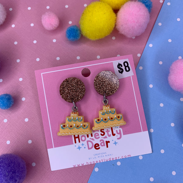 Cake all day earrings