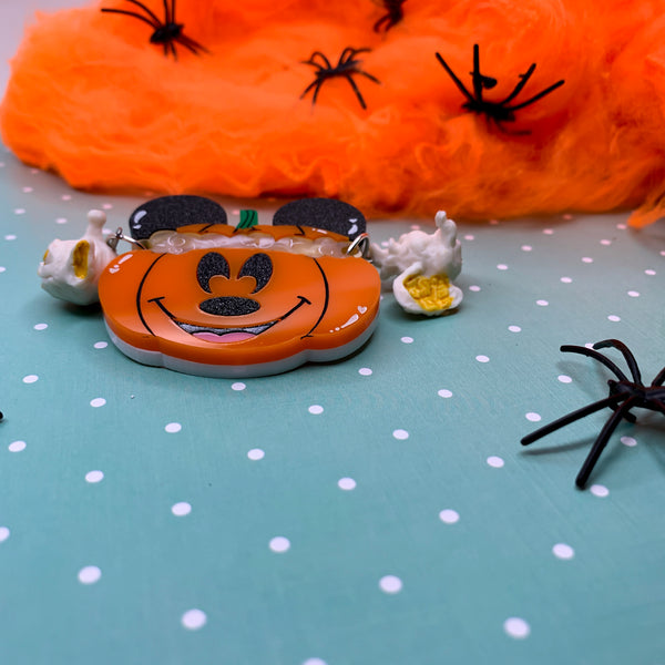 Mickeys not so scary Popcorn Bucket - Deluxe brooch