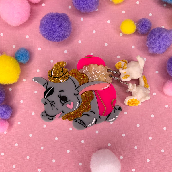 Dumbo Popcorn Bucket - Deluxe brooch