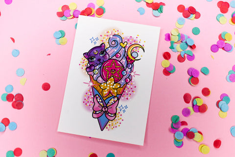 Sailormoons sweets! : Postcard mini print