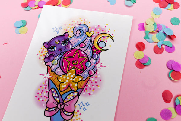 Sailormoons sweets! : Postcard mini print